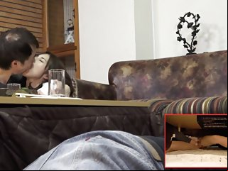Milf Is Secretly Lusting After A Man That's Not Her Husband Playing With Herself Under The Table - 3